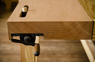 Wooden Workbench Tail Workbench Vise On A Portable Moravian Workbench Woodworking Bench