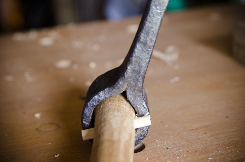 Woodworking froe handle