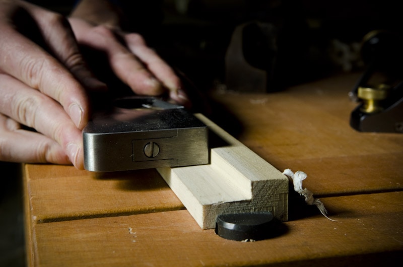 Cutting A Rabbet Joint With A Shoulder Plane Rabbet Plane