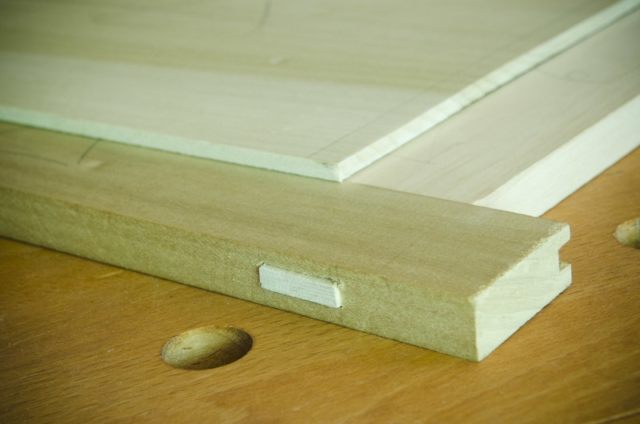 Through Mortise And Tenon Joint On A Frame And Panel Chest Lid