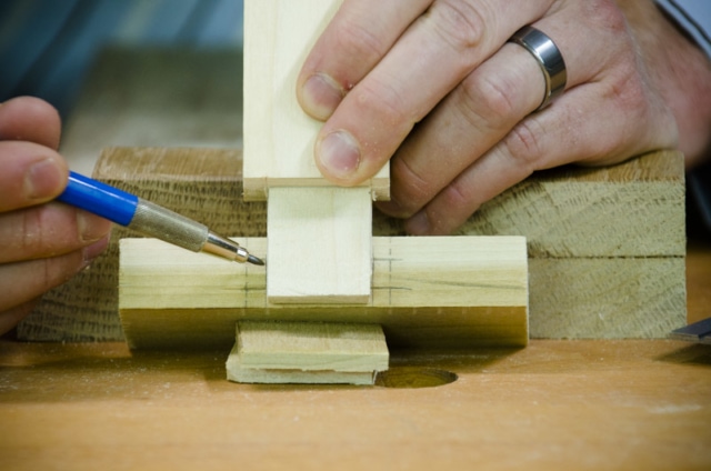 Making A Mortise And Tenon Joint With Woodworking Hand Tools