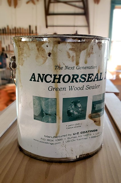 Anchorseal 2 Green Wood Sealer Can For Woodworking