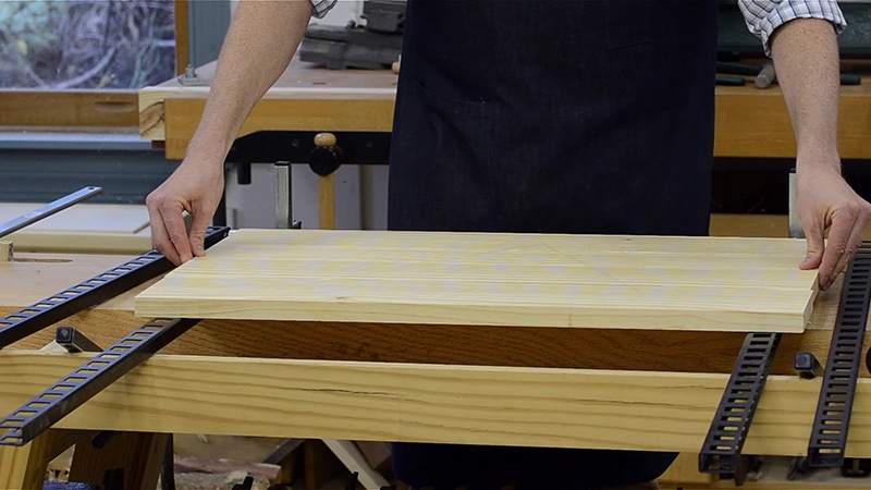 How To Glue Up A Table Panel With Panel Clamps