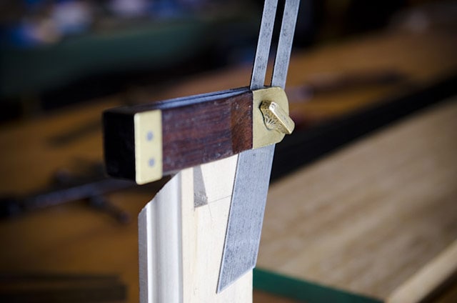 Sliding Angle Bevel Square Gauge Measuring Dovetail Angle On A Board