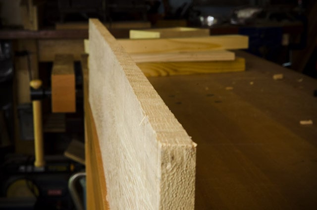 Lumber Sitting On A Sjobergs Workbench