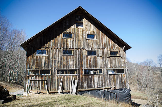 Amazing Off-Grid Timber Frame Barn Workshop