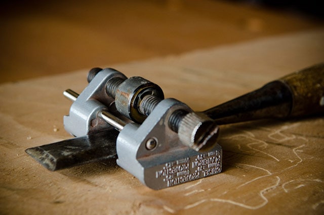 A Side Clamp Honing Guide Or Chisel Honing Guide For Chisel Sharpening