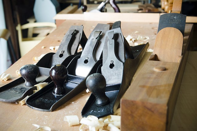 Wood Plane Or Hand Planer Collection For Hand Planing On A Sjobergs Workbench
