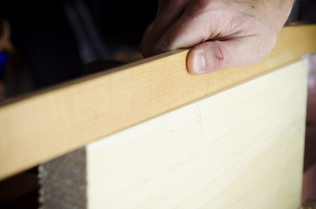 Using A Wooden Straight Edge To Flatten Board With Hand Plane