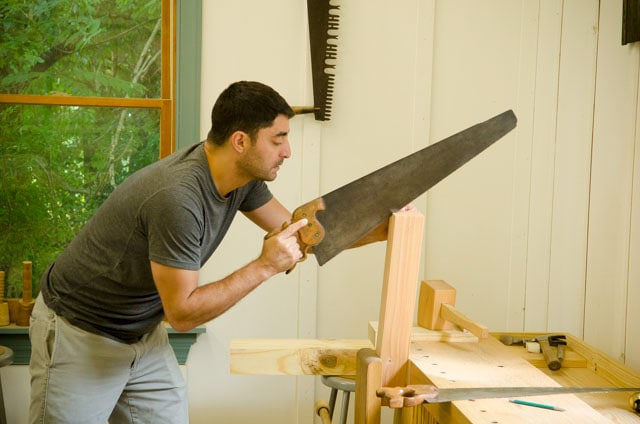 Using A Hand Saw After Hand Saw Sharpening