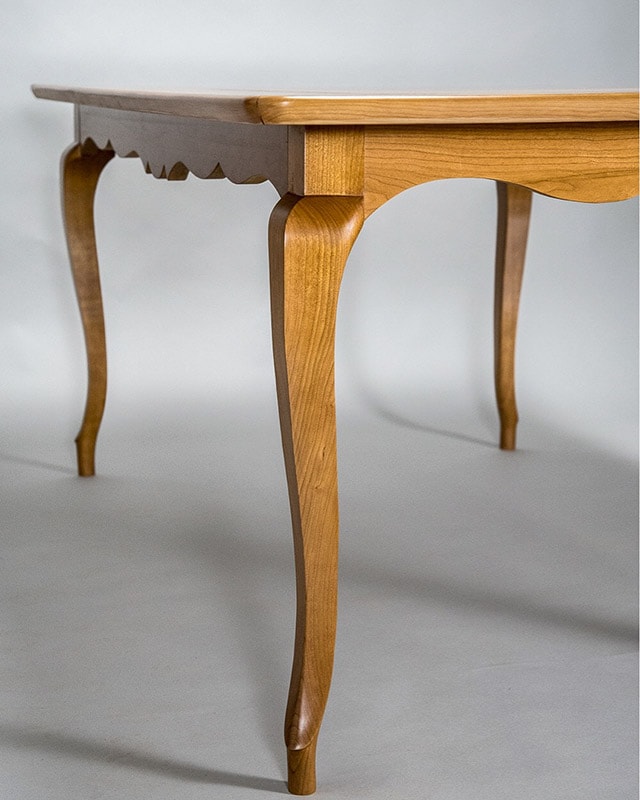 Curved Leg Table By Dave Heller
