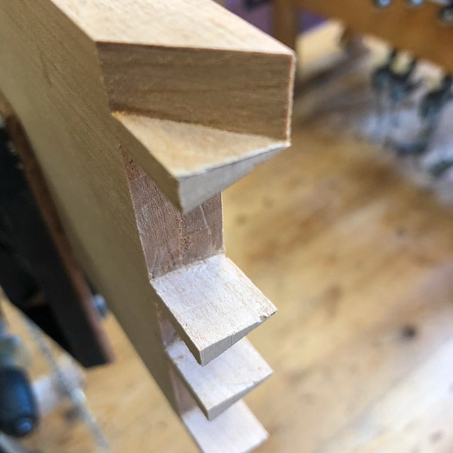 Dave Heller Mitered Dovetails London Style