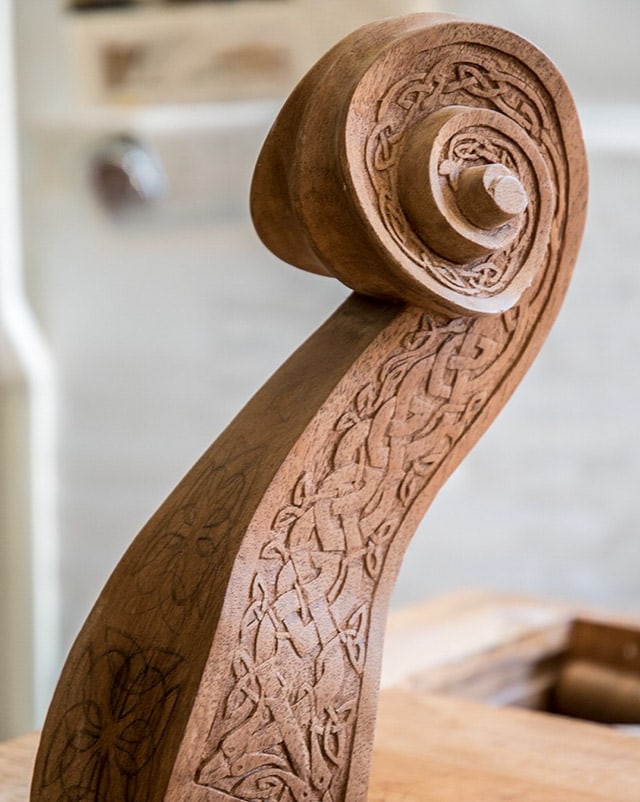 Dave Heller Wood Carving Celtic Knot