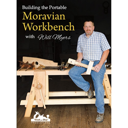 Dvd Cover For Building The Portable Moravian Workbench With Will Myers
