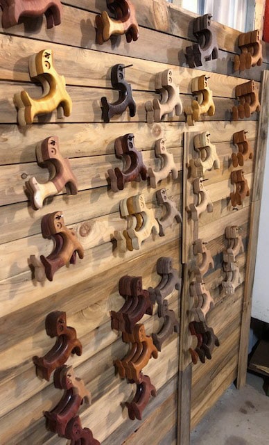  Erik Florip Toolworks Woodworking Hand Saw Handles Hanging On A Wall