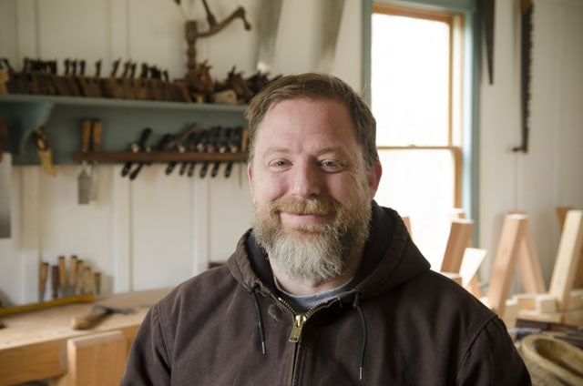 Portrait Of Mike Cundall, Who Teaches Wooden Bowl Carving And Spoon Carving