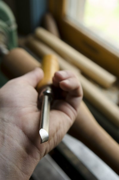 Detail Spindle Gouge Is A Wood Turning Chisel For Use On A Wood Lathe