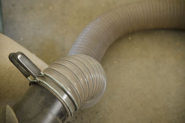 Dust Collector Flex Hose With Clamp