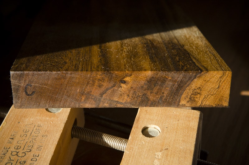Exotic Hardwood Lumber Sample Boards For Identification End Grain