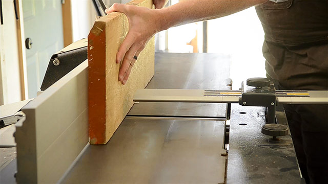 Jointing A Board Edge On A Felder Ad 941 Jointer Planer