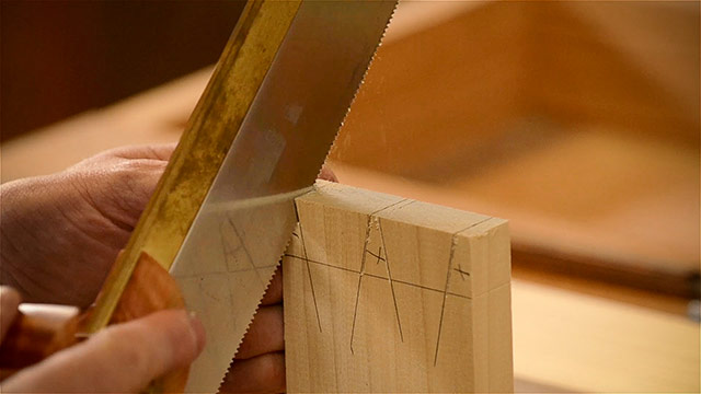 Cutting Dovetails By Hand With A Dovetail Saw And Other Woodworking Hand Tools
