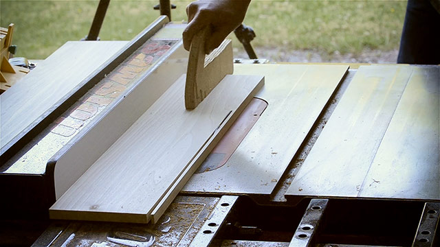 Milling Or Squaring Lumber Boards With Woodworking Power Tool Machinery