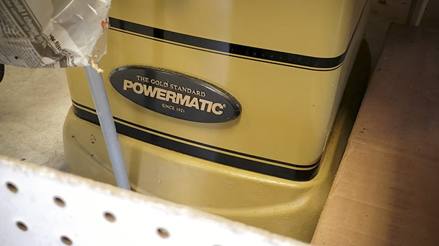 Powermatic Cabinet Table Saw Label