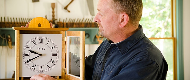 Will Myers Making The Isaac Youngs Shaker Wall Clock With Woodworking Hand Tools