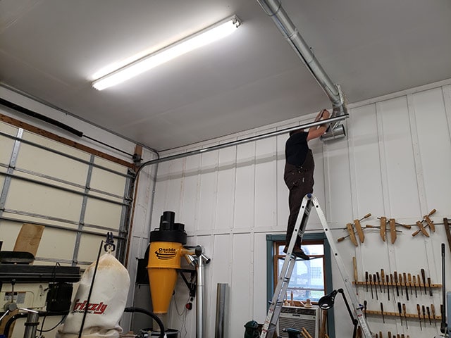 Installing An Oneida Cyclone Dust Collector