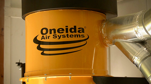 Oneida Air Systems Dust Collection System For Wood Shop