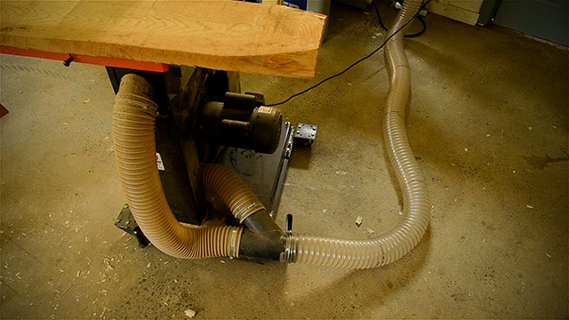 Bandsaw Dust Collection Hose With Oneida Cyclone Dust Collector