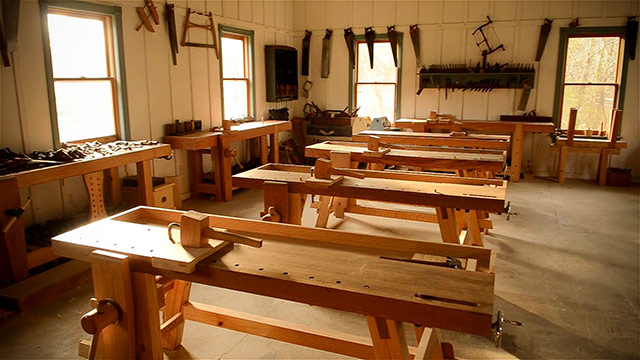 Wood And Shop Traditional Woodworking School With Woodworking Benches