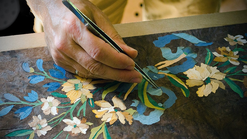 Wood Veneering For Furniture Makers In Woodworking Floral