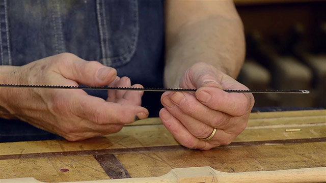 Adding A Blade To A Bow Saw