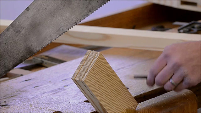 Will Myers Using A Panel Saw To Cut A Tenon Joint