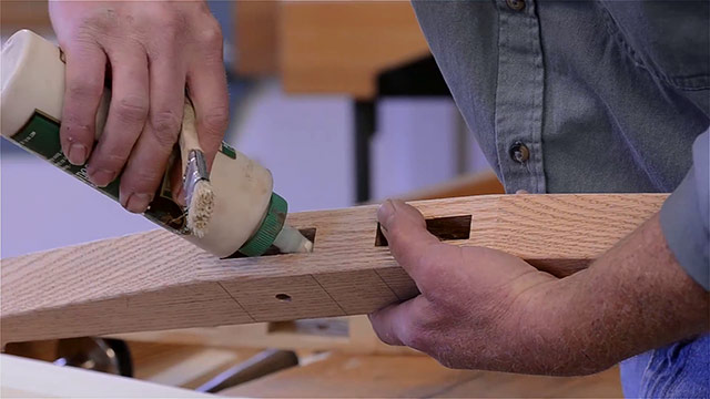 Gluing A Mortise &Amp; Tenon Joint