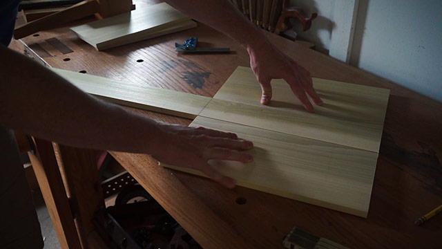 Measuring Wood For A Wooden Pizza Peel