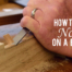 Will Myers Shows How To Cut A Notch With A Wood Chisel