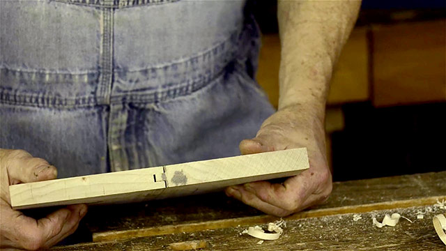 Wooden Tongue And Groove Joint