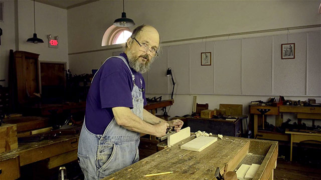 Bill Anderson Using A Metal Hand Plane To Make A Tongue And Groove Joint